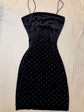 black spaghetti strap dress h&m | Dresses | Hm size:M-L Unlined. arkitaip - The Ava A-line Homecoming dress
